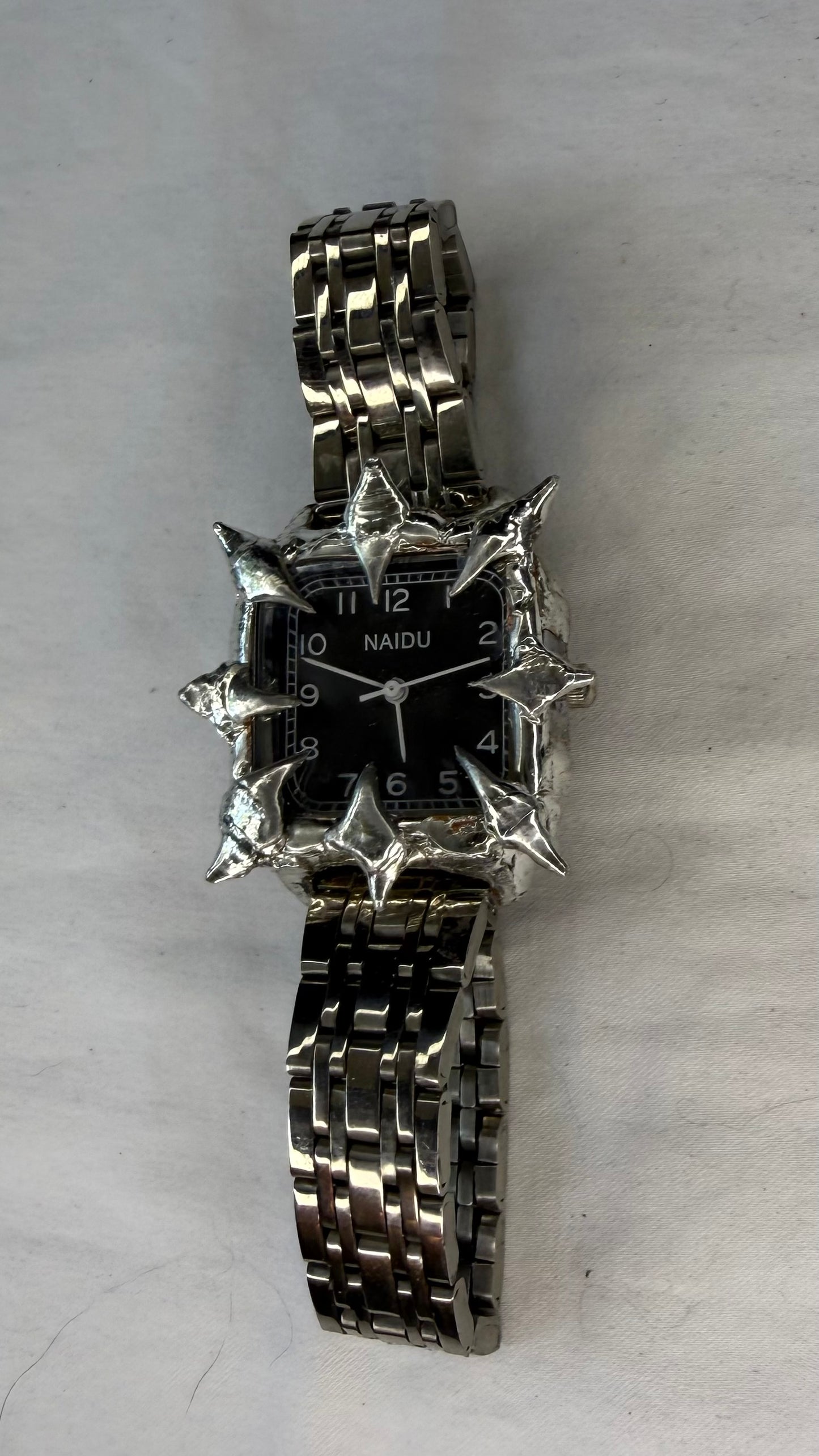 Black Spiked Watch
