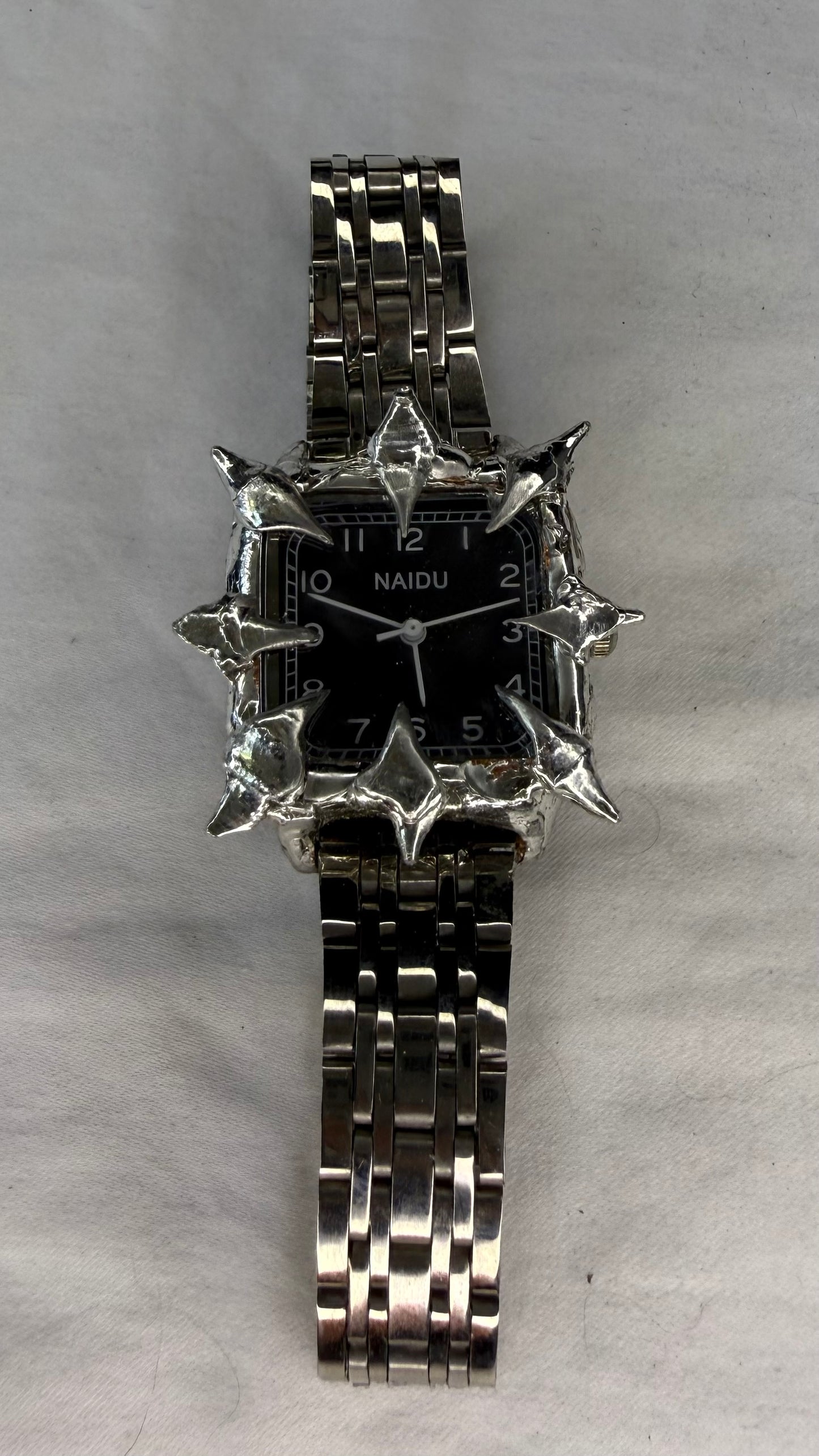 Black Spiked Watch