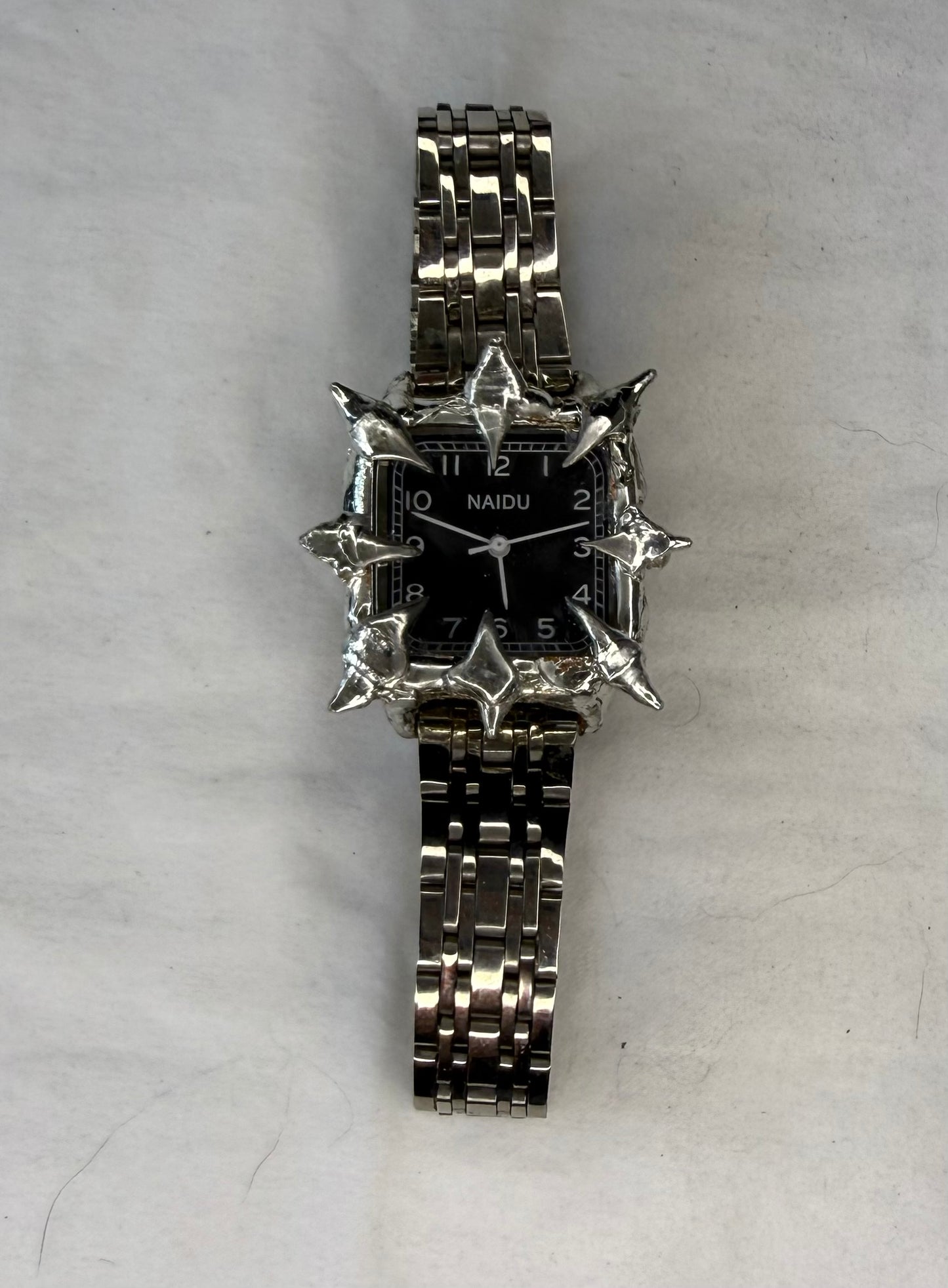 Black Spiked Watch