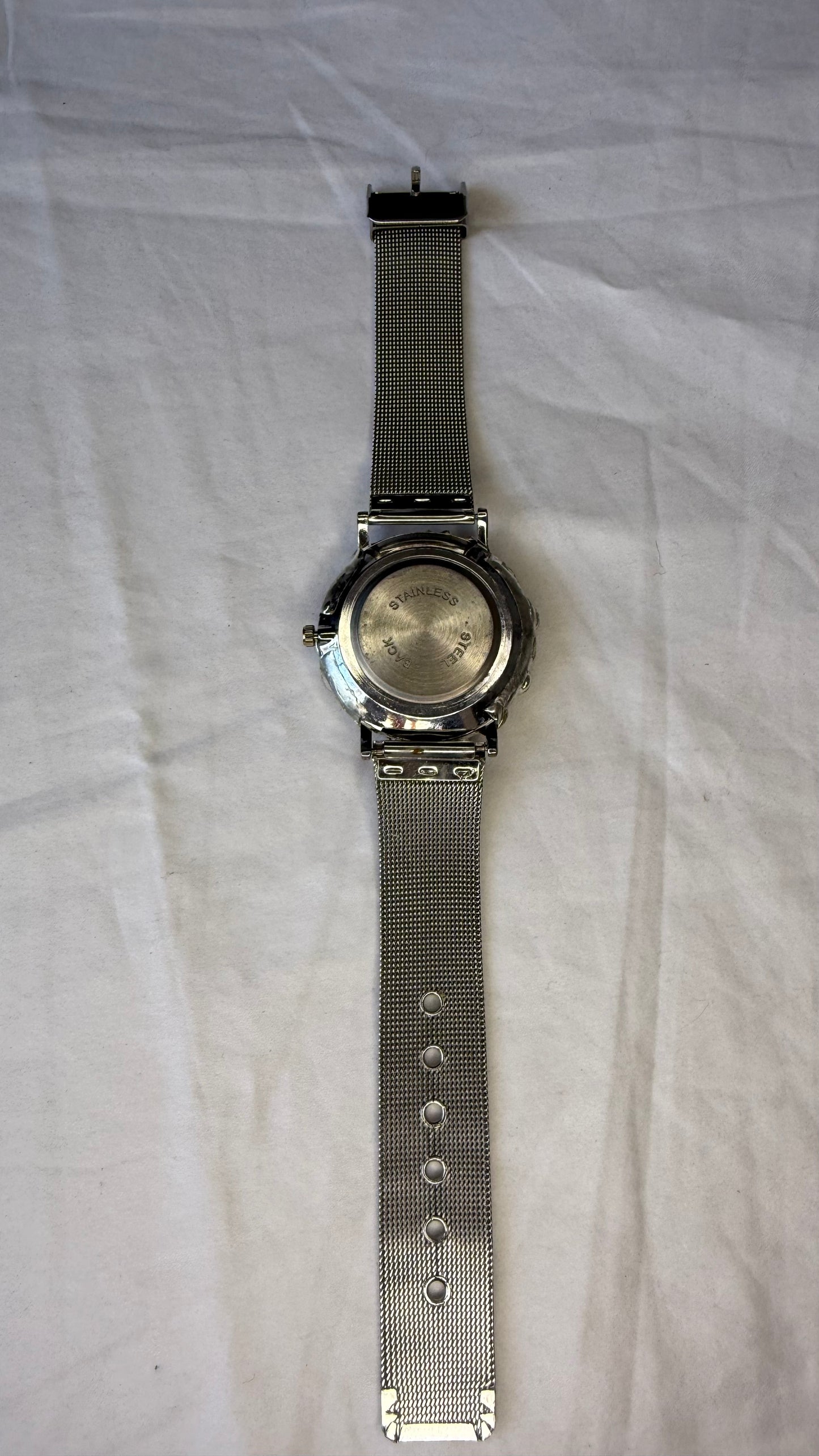 Black spiked watch