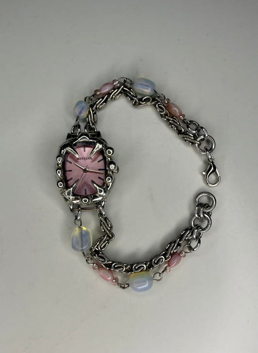 Opalite and shell watch