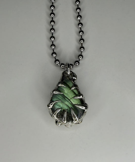Spiked Raindrop Necklace