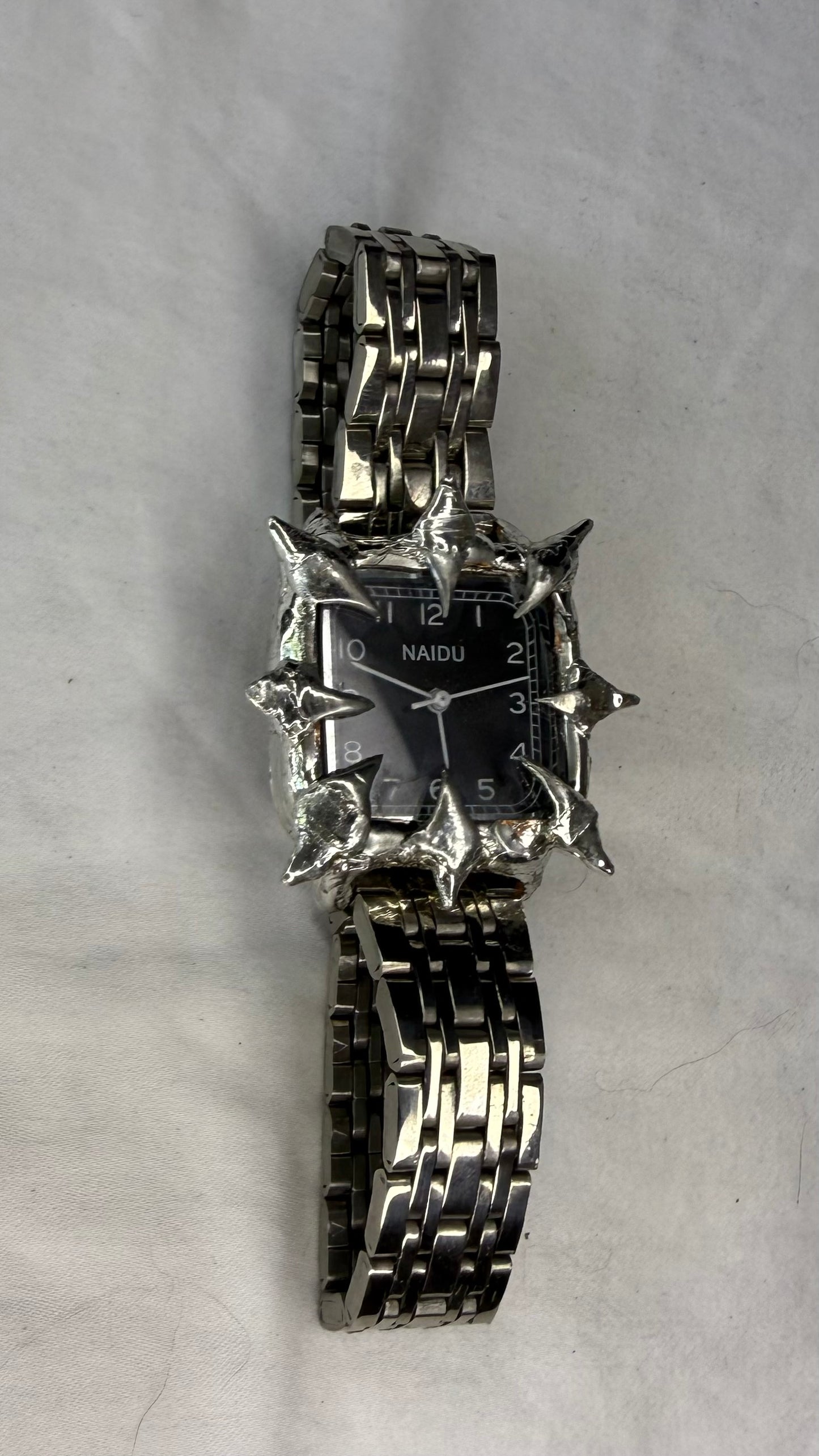 Black Spiked Watch