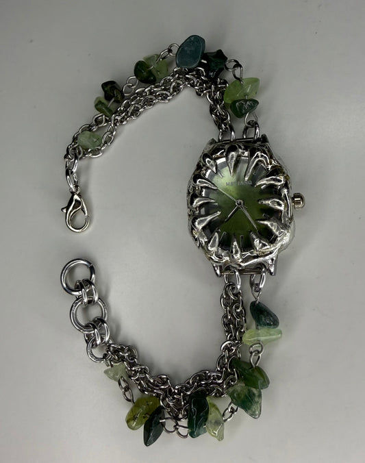 Green Crystal Watch