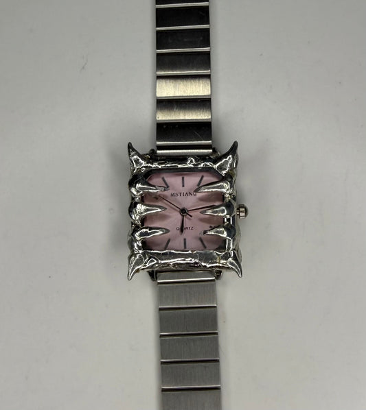 Pink Spiked Watch