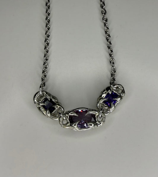 Purple Zirconia Necklace
