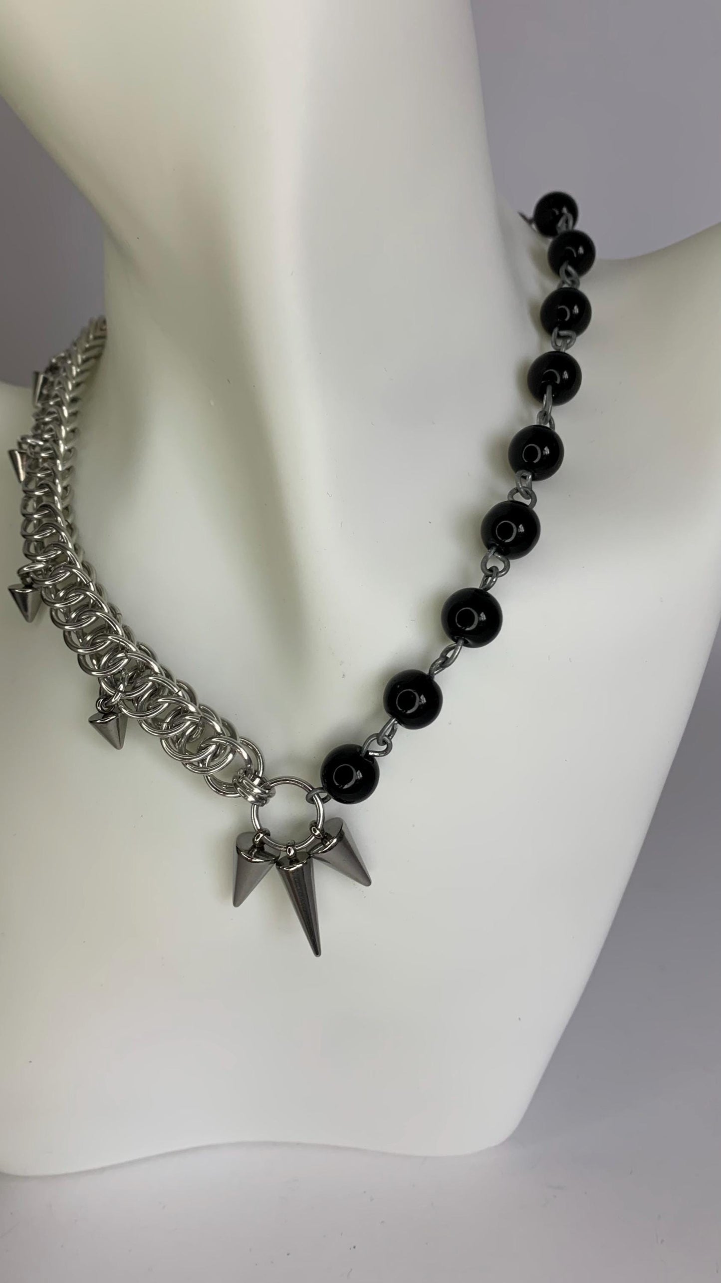 Chainmaille Beaded Necklace