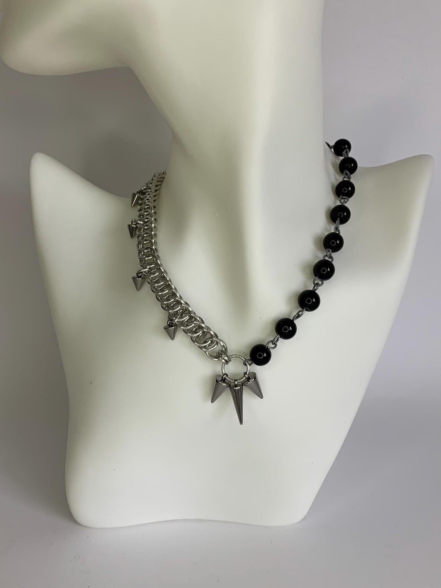 Chainmaille Beaded Necklace